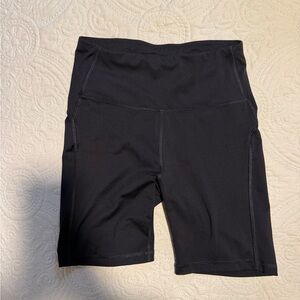 All in Motion Black High Waisted Biker Shorts XS | Women’s 7”